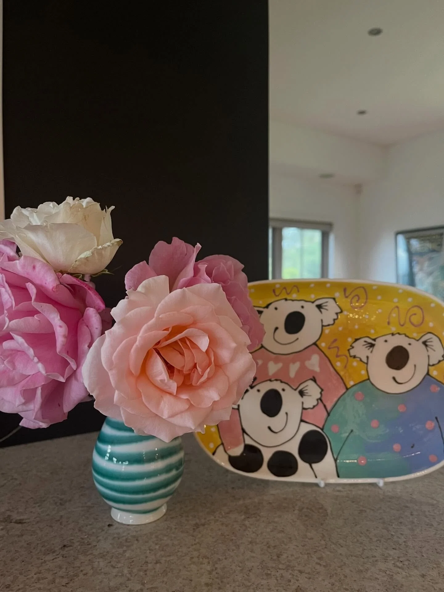 Possibly not an Insta worthy photo (is that two words or one?) but a garden (a pot on the windowsill or an acre of lavender) allows us to bring beauty inside. Not expensive furniture or parquetry floors or harbour views but beauty you can see and sme