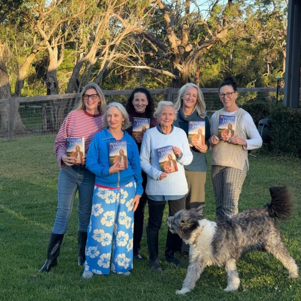 The Ink Well. Eight fabulous friends and writers. Dogs, horses and a cat. Writing sessions, writing craft and life, laughter, reflection and hard work. Also, flowers and a book launch for Out of the Blue. A weekend done right.
