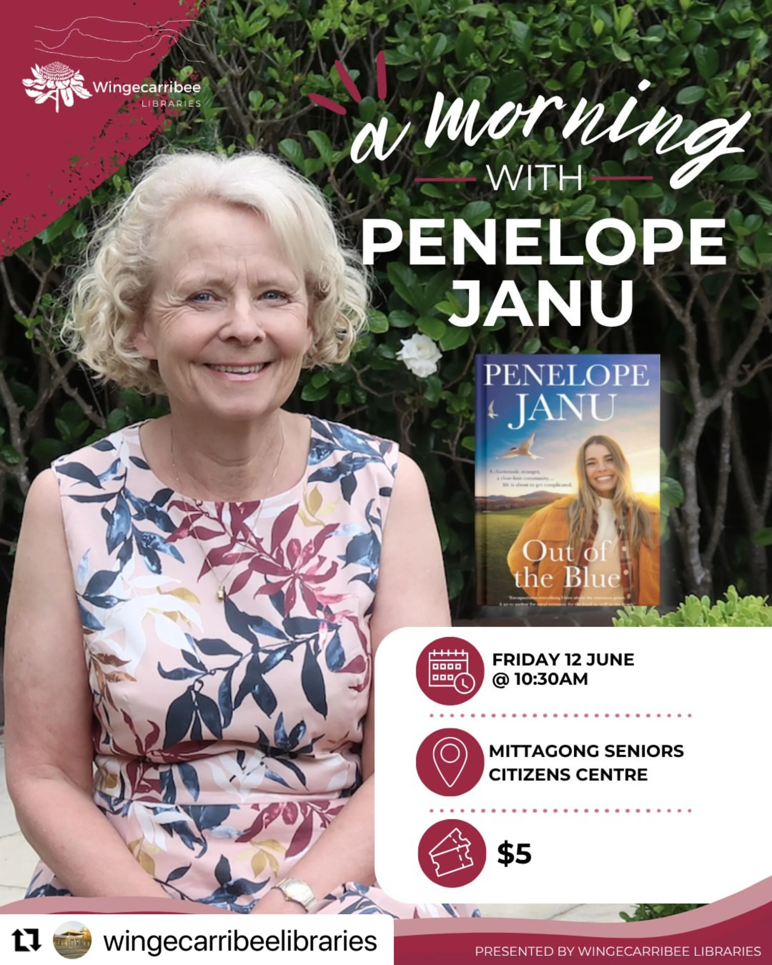 This Friday at 10.30 I&rsquo;ll be in Mittagong!