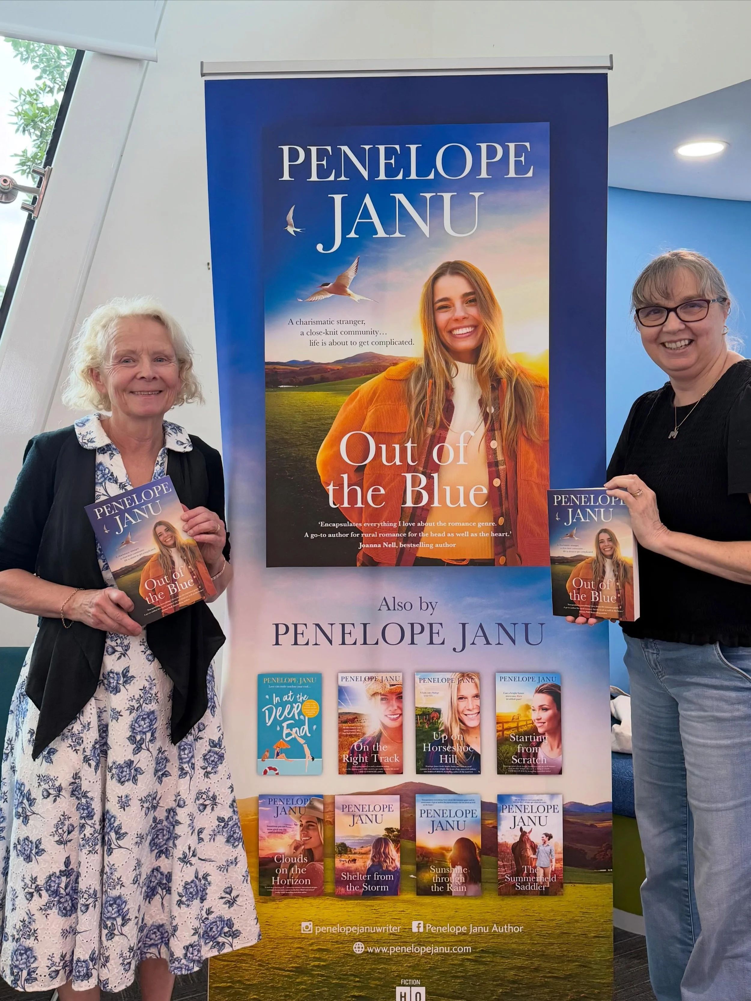 Thank you to all the gorgeous readers who came to my Nowra and Ulladulla Library events yesterday! And to the wonderful librarians, including Emily, Lisa and Tracey, who looked after me so well. Finally, thank you to the indefatigable Ted from Dymock