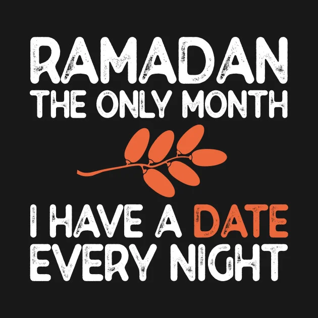 Traditionally, muslims break their fast with a glass of water (or milk) and few dates. Dates are excellent source of vitamines and minerals.