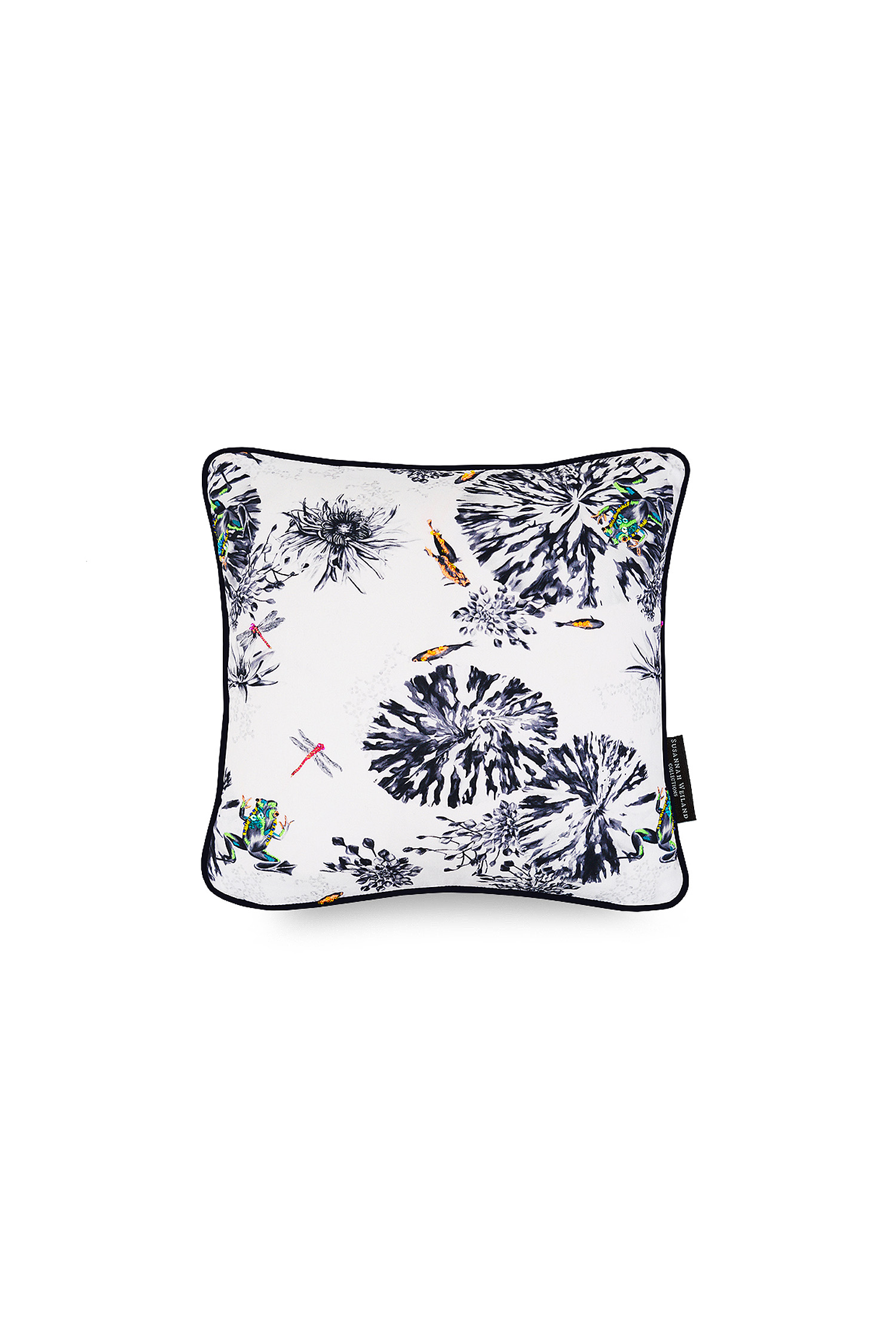Mini Sequin Frogs Cushion