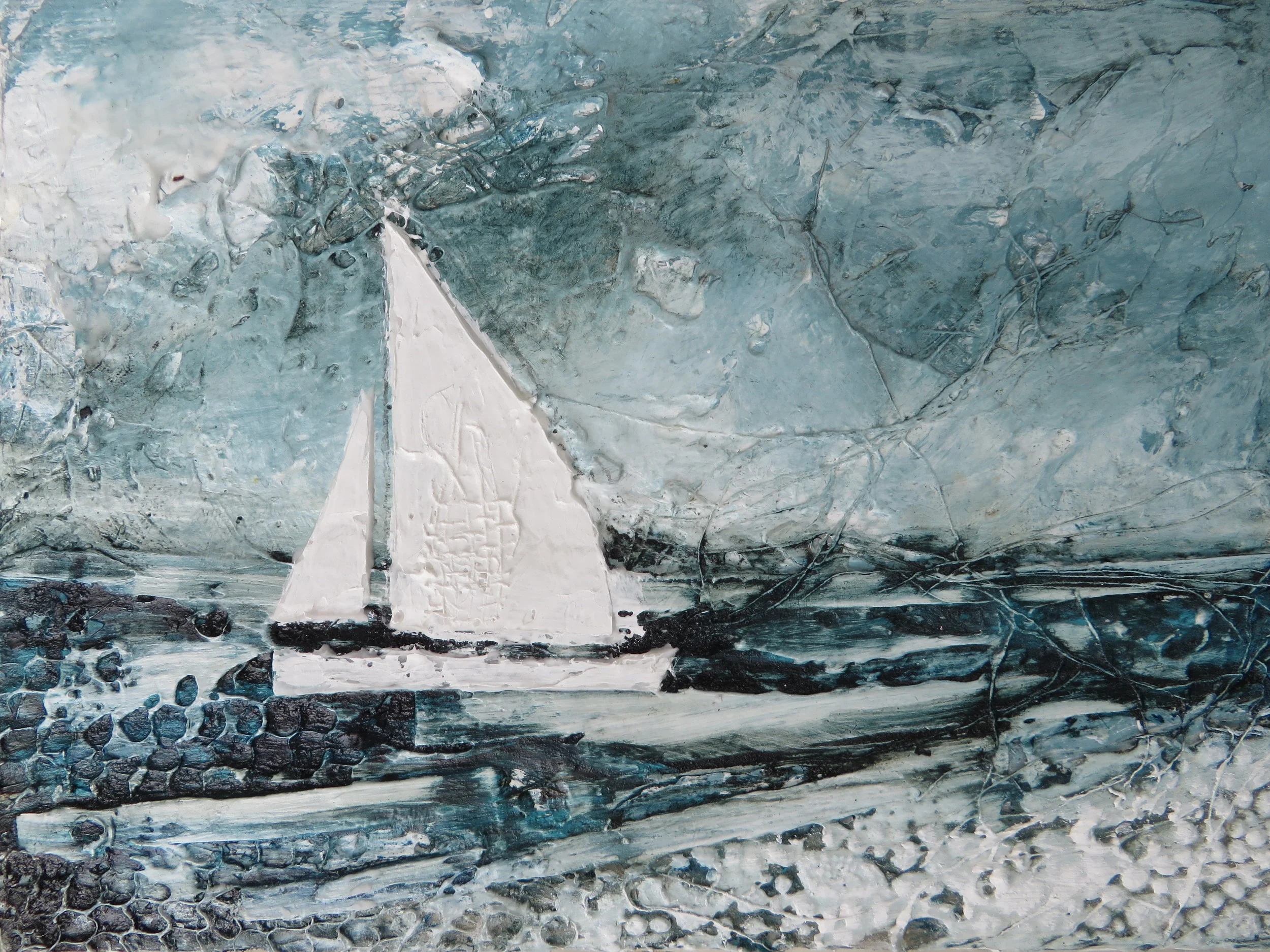 Sailing off Portland