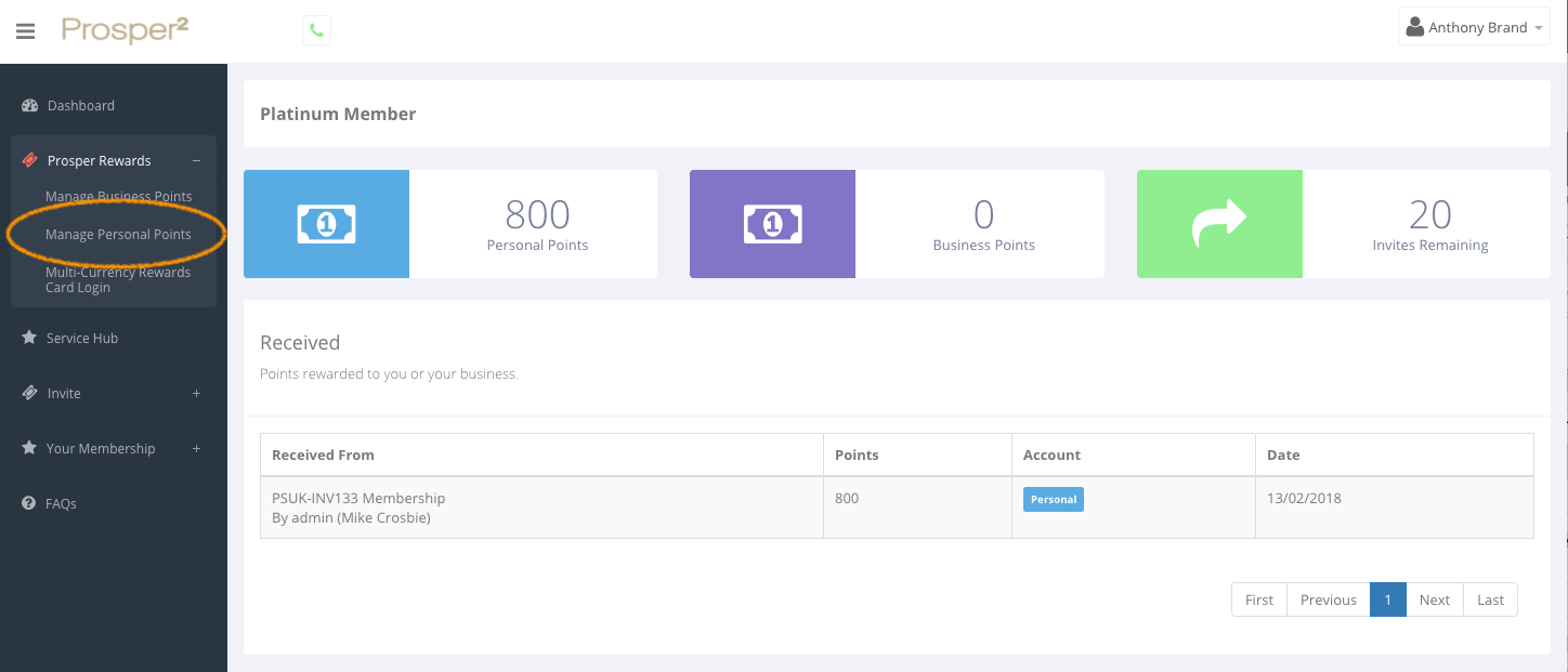 Prosper² Rewards - Manage Personal Points - Screen Shot.png