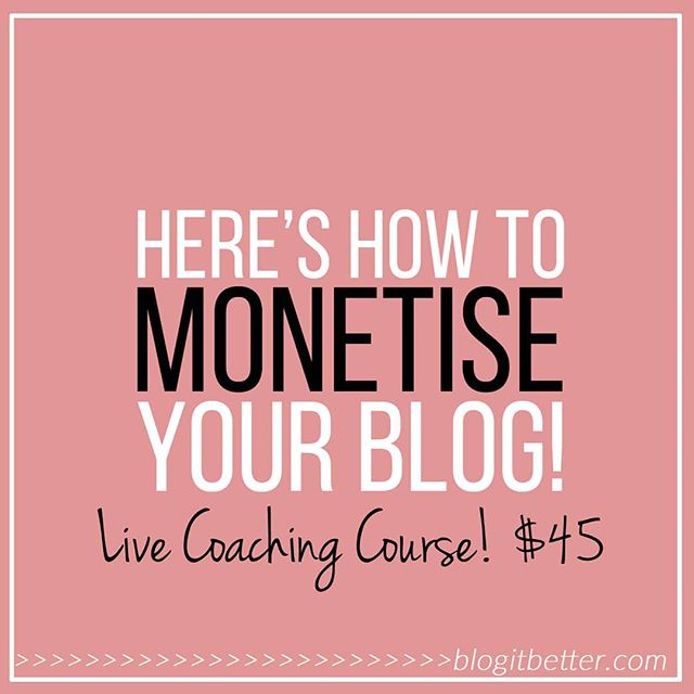 Is your blog profitable right now?💰💰
.
How much money does your blog pay you every month?🤔
.
Are you even monetising at all??😫
.
If you're not getting paid a good salary from your blog, do you even know why?🤯
.
Do you know how to make money from