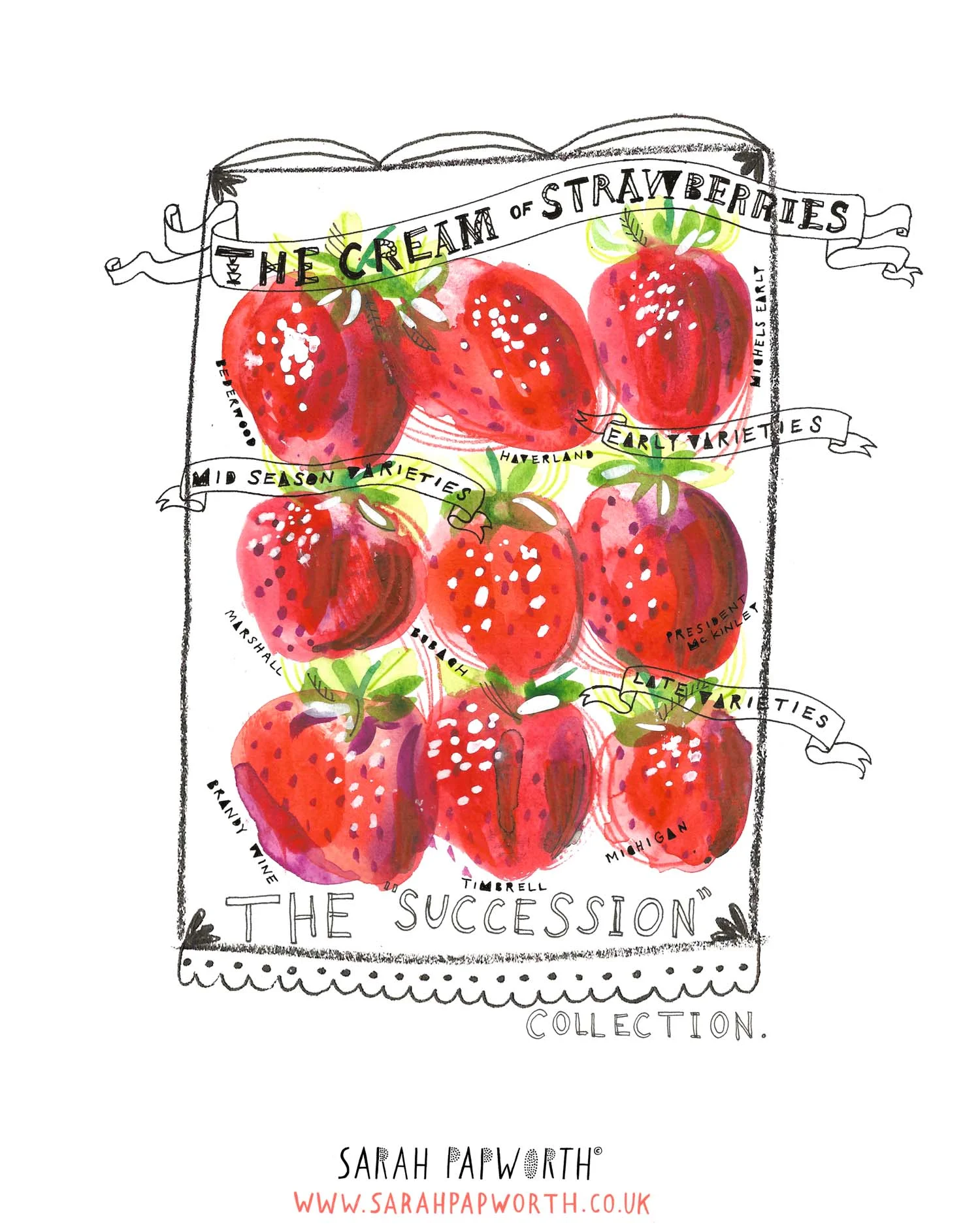 strawberry illustration food watercolour editorial by sarah papworth.jpg