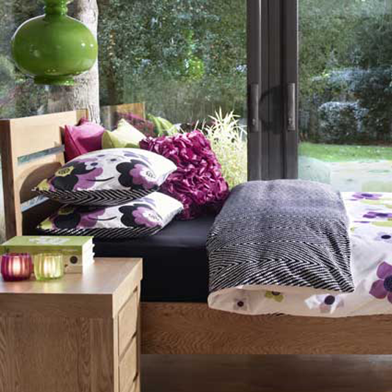 Rotary printed bedding