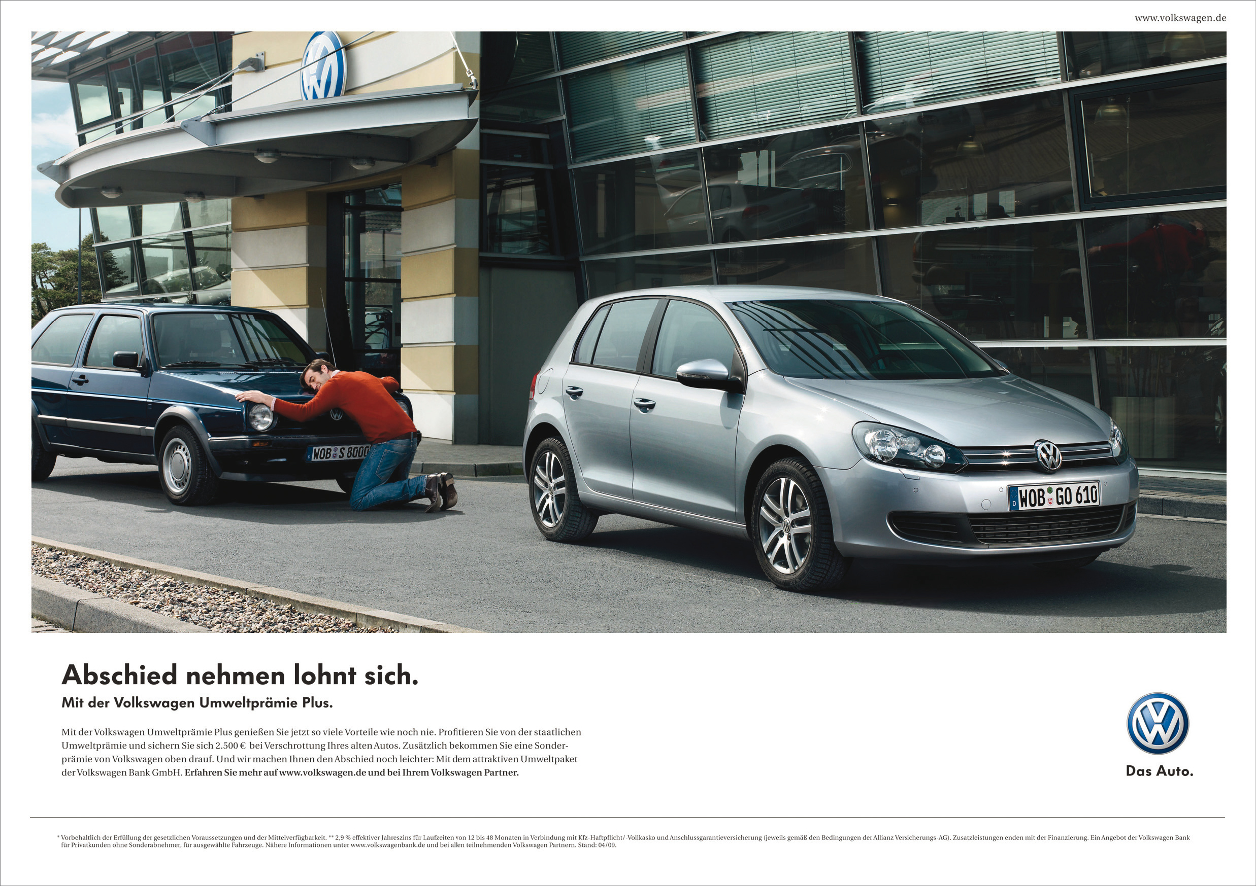 B Volkswagen Umweltpramie Plus B Campaign Print Tvc Concept Art Directionagency Ddb Cindy Huchatz