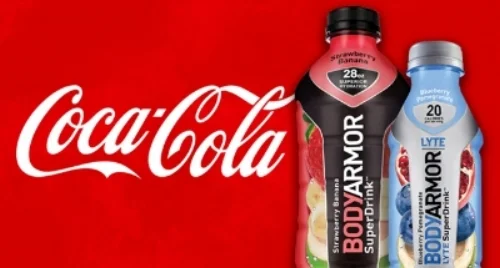 Picture of Coke taking ownership of BodyArmor, Courtesy of Bevnet.