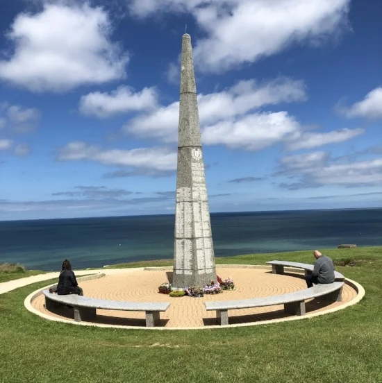 Photo taken by Davis Bianchini at Omaha Beach in Normandy, France.