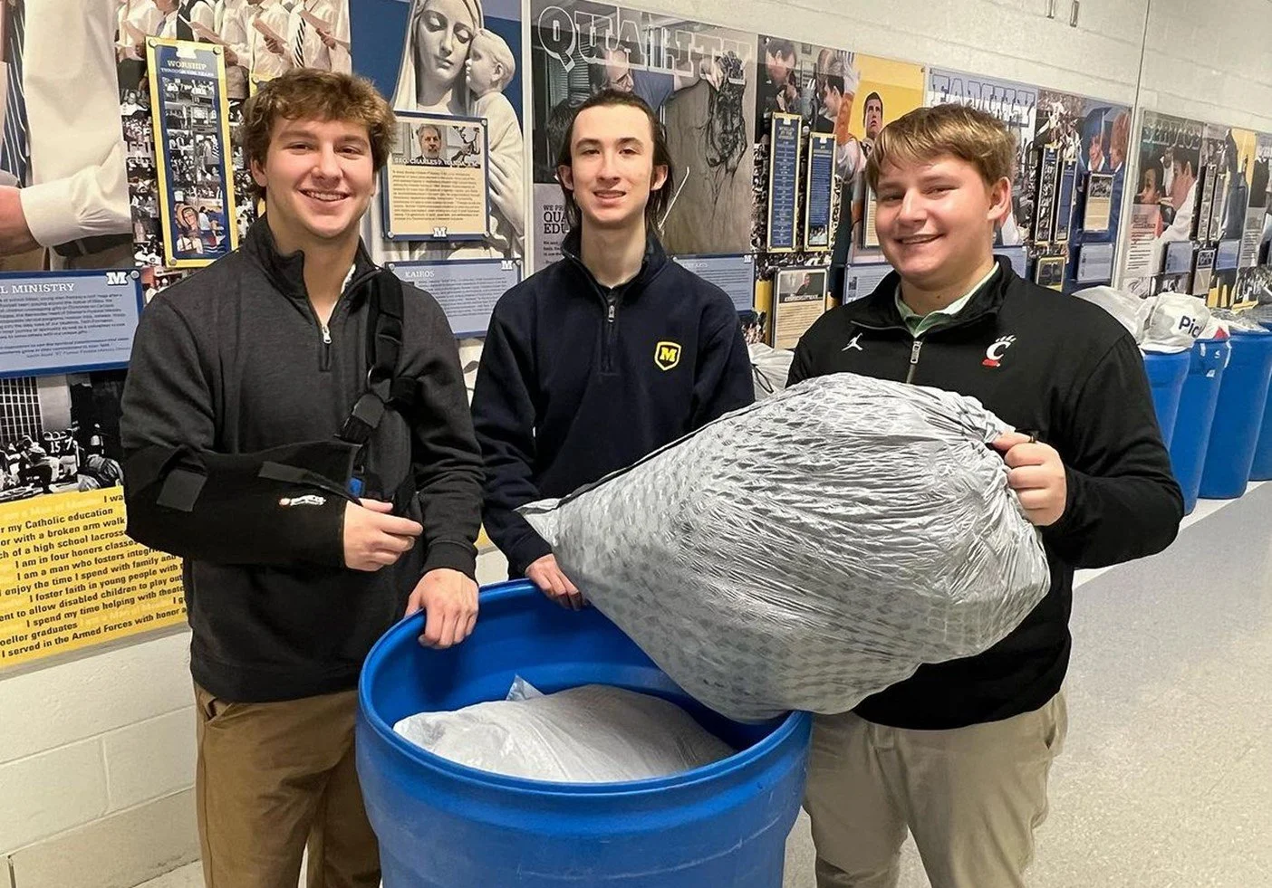 Clothing Drive: Filling More Bins