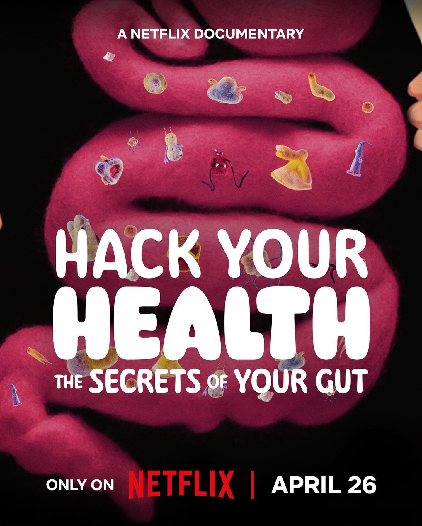 Who knew the gut was so important, interesting and FUZZY?!
I&rsquo;m so excited to share this film with the world.

Hack Your Health - on Netflix 04/26!
Scroll for the trailer!

I learned so much while making this film about the multitudes that live 