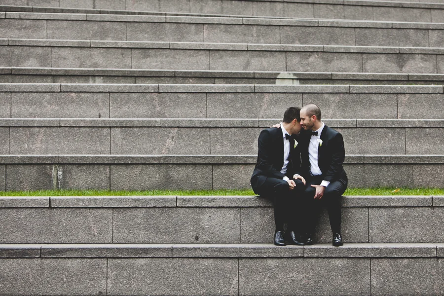 Same-Sex Wedding at The Rookery Chicago - Matt &amp; John