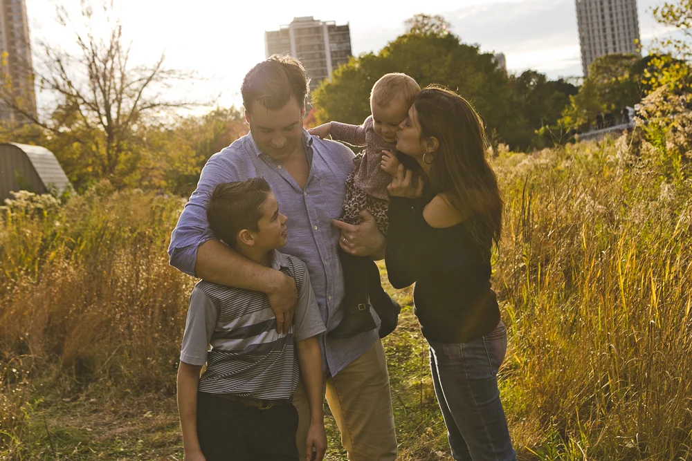 Lincoln Park South Pond Family Session - Erica, James & Family