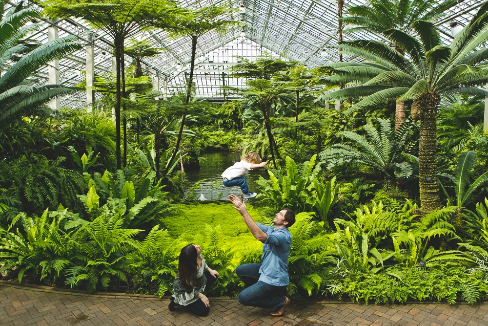 Garfield Park Conservatory Family Session - The Rouse Family 