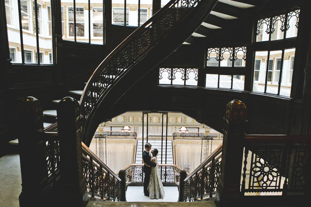 The Rookery Building Chicago Wedding - Karina &amp; Florian
