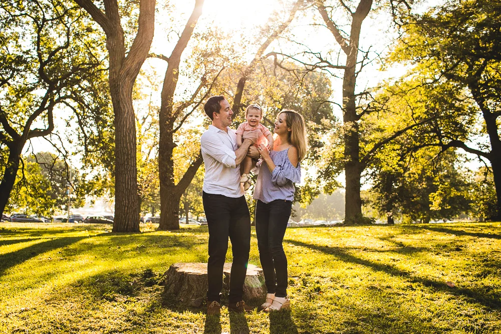 Lincoln Park North Pond Family Session - The Horvath Family
