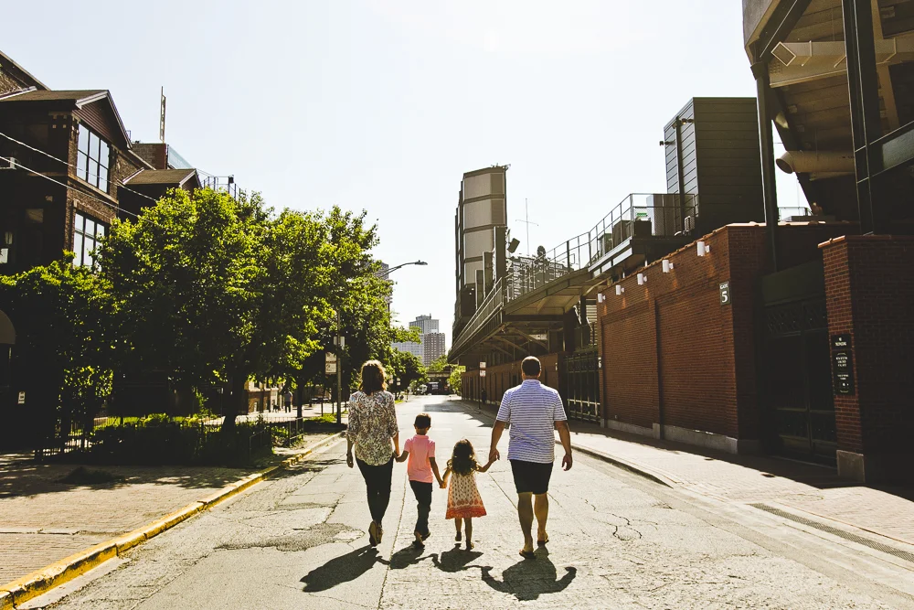 Wrigley Field Family Session - The Schultz Family