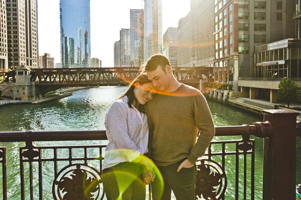 Downtown Chicago Engagement Session - Molly &amp; Matt