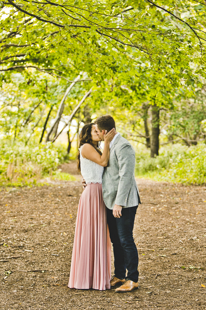 Montrose Harbor Engagement Session - Michelle &amp; Dave