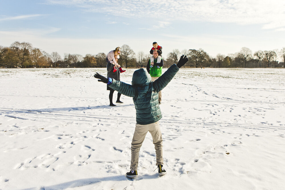 Horner Park Winter Family Session