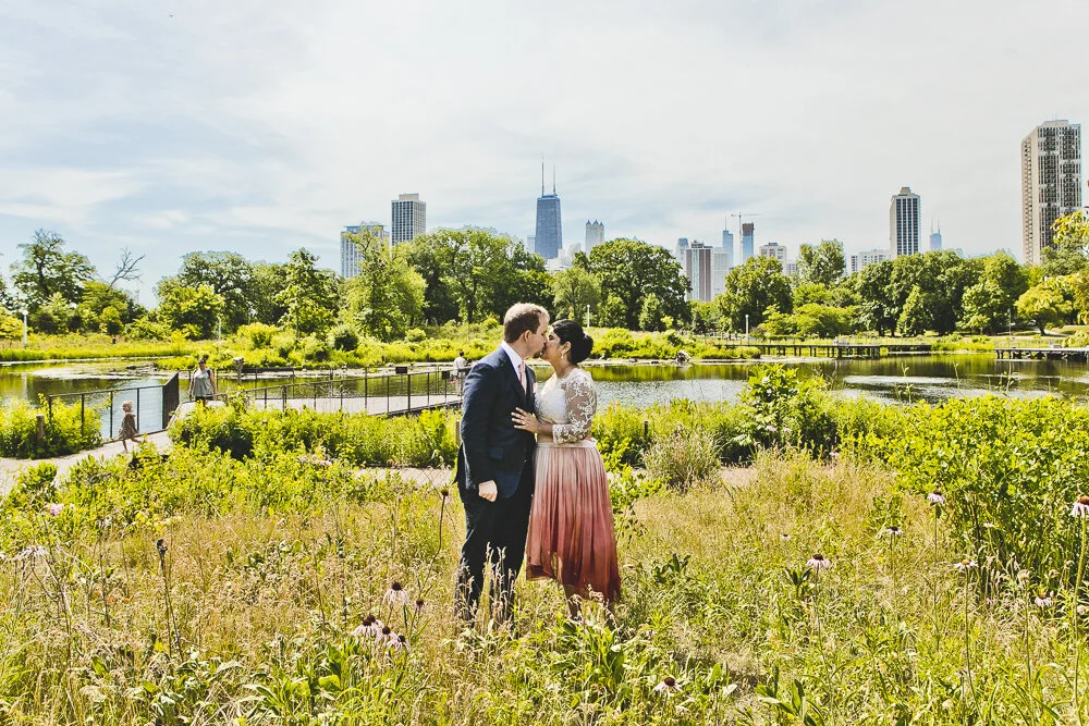 Lincoln Park Zoo Micro-Wedding - Uma &amp; Chris