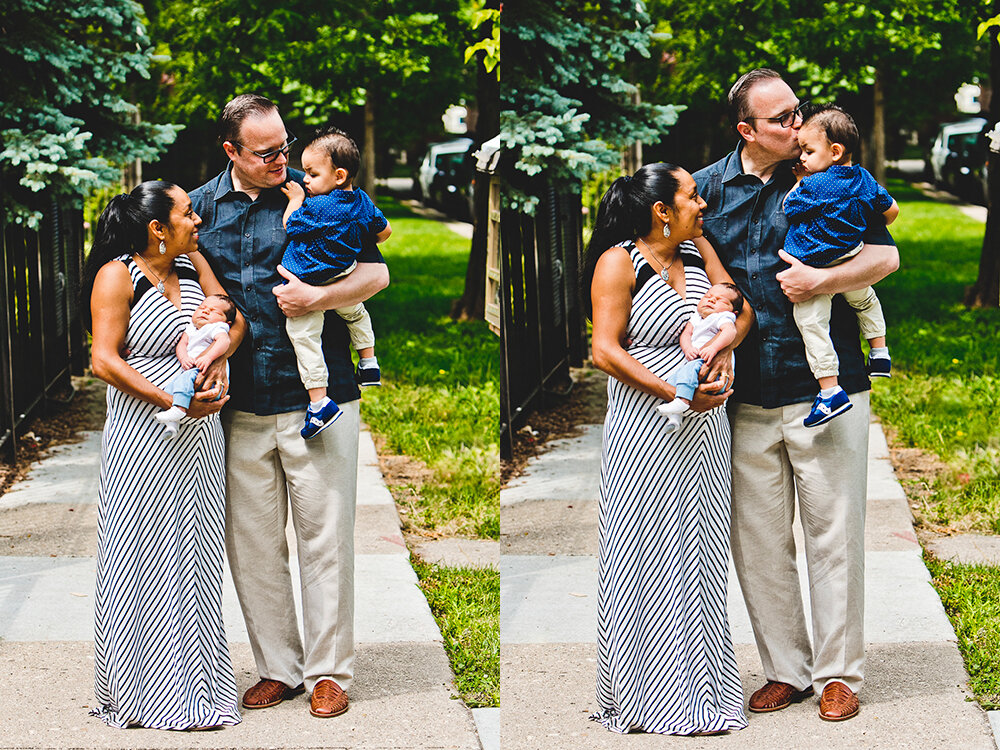 At Home Newborn Family Session - The Homyak's