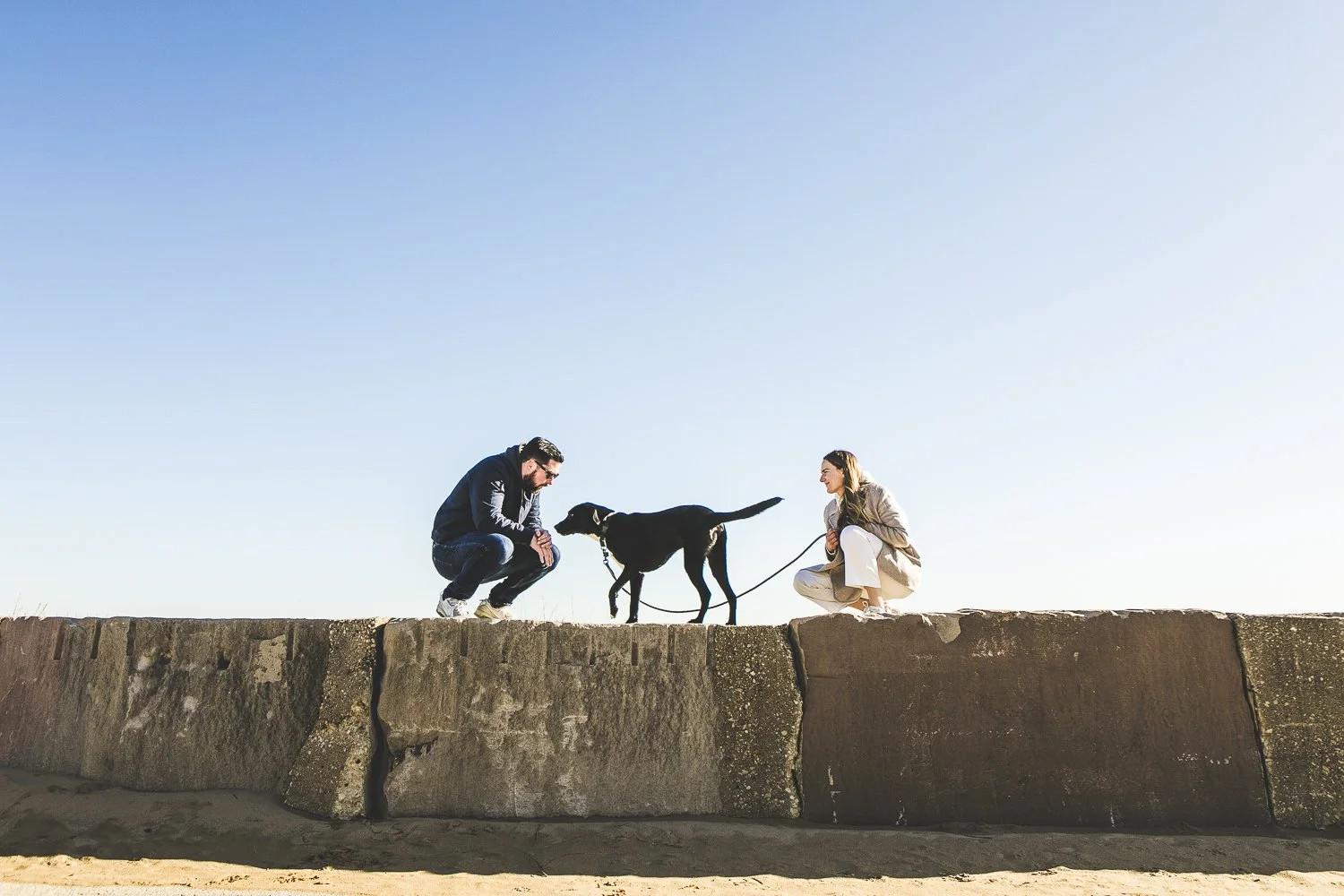 Montrose Beach Engagement Session - Kathleen &amp; Mike