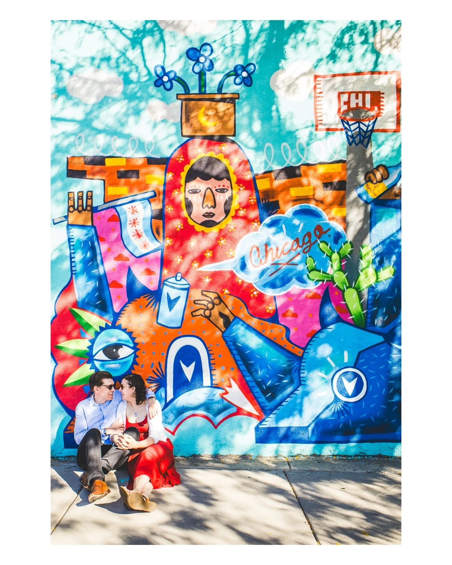 Had an incredible morning strolling around Pilsen with Joanna &amp; Brandon. One of my favorite neighborhoods in the city.
..
..
#chicagoengagementphotographer #engagementsession #chicagoweddingphotographer #chicago #pilsenchicago #murals #engaged