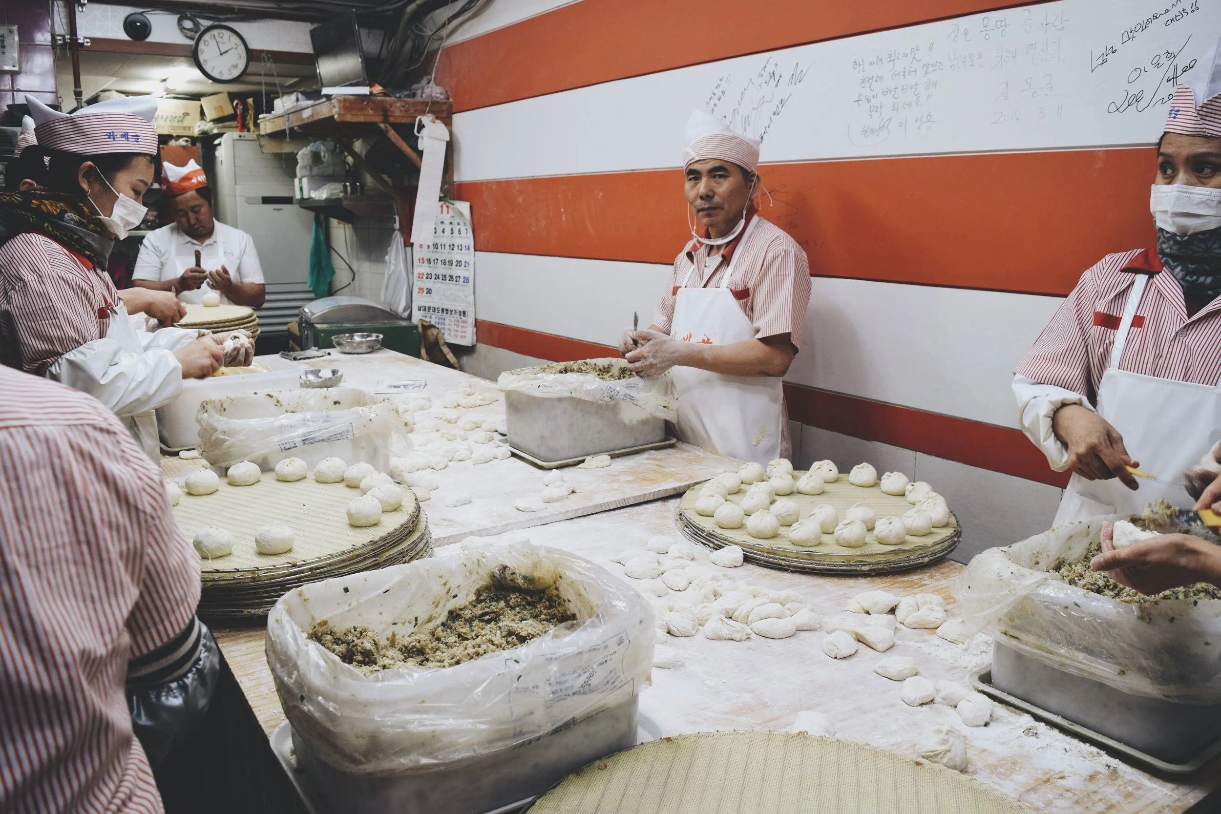 Dumpling Heaven at Gamegol Mandu in Seoul's Namdaemun Market