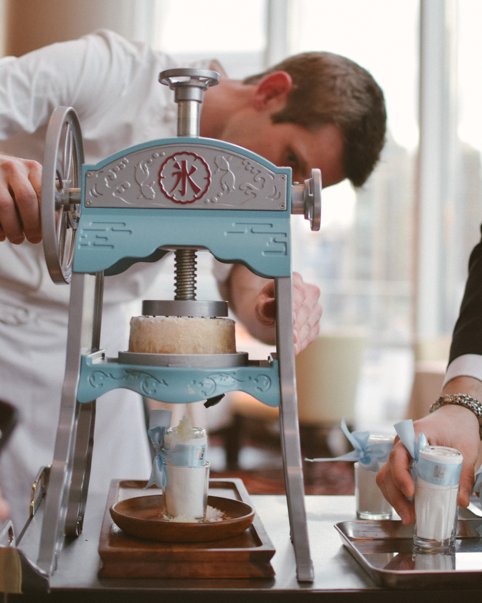 First Course: Chef Dostal and his beloved Japanese Kakigori Machine