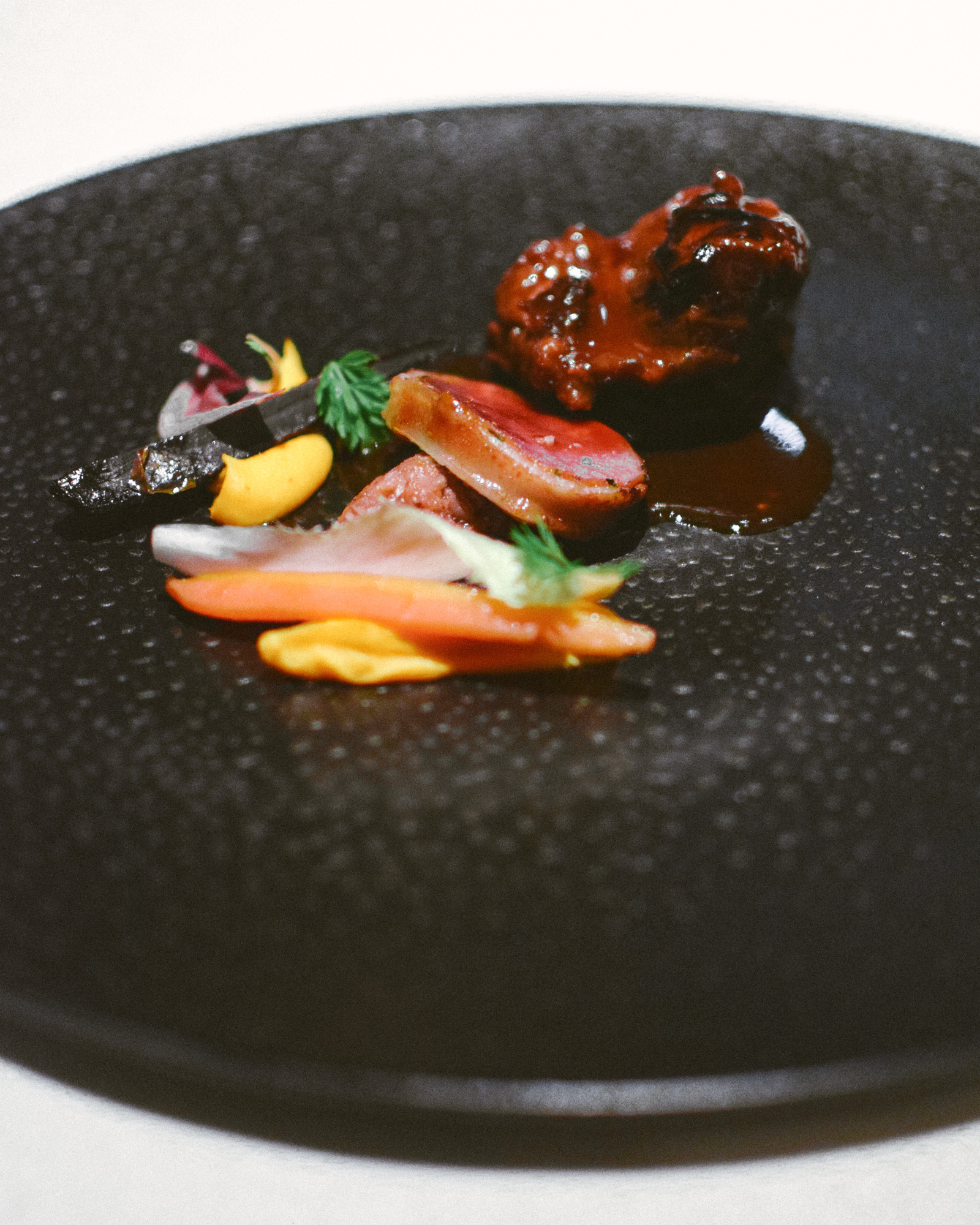 Eleventh Course: Oregon Lamb, Belgian Endive, Turmeric