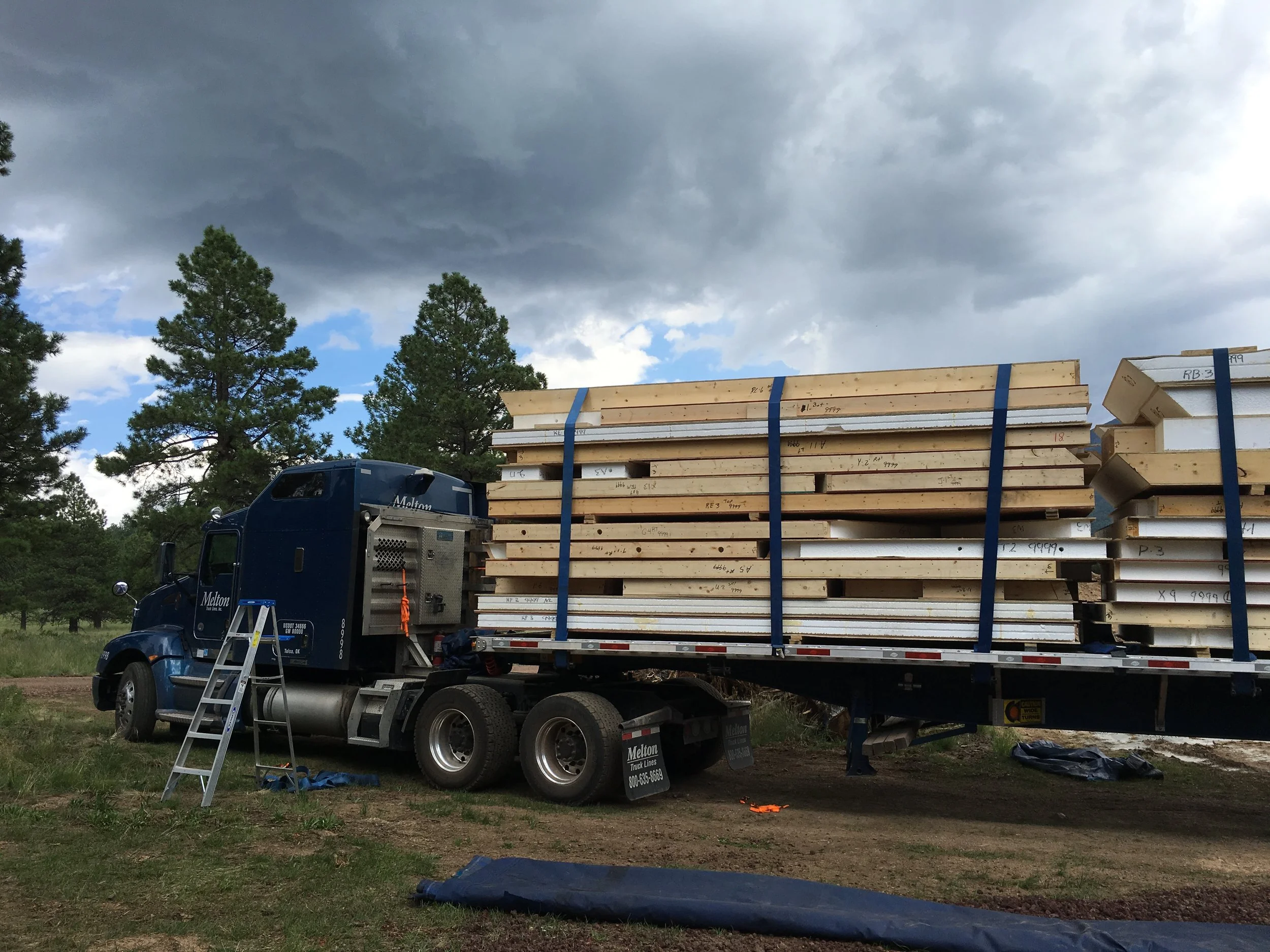 The walls.... a truck full of SIP's