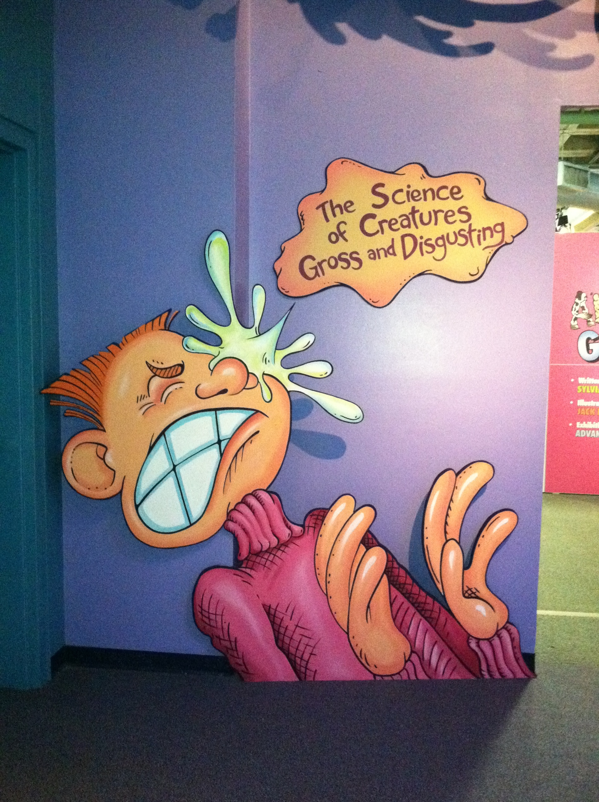 "Grossology" Exhibit Cut-Out, Aquarium 2013