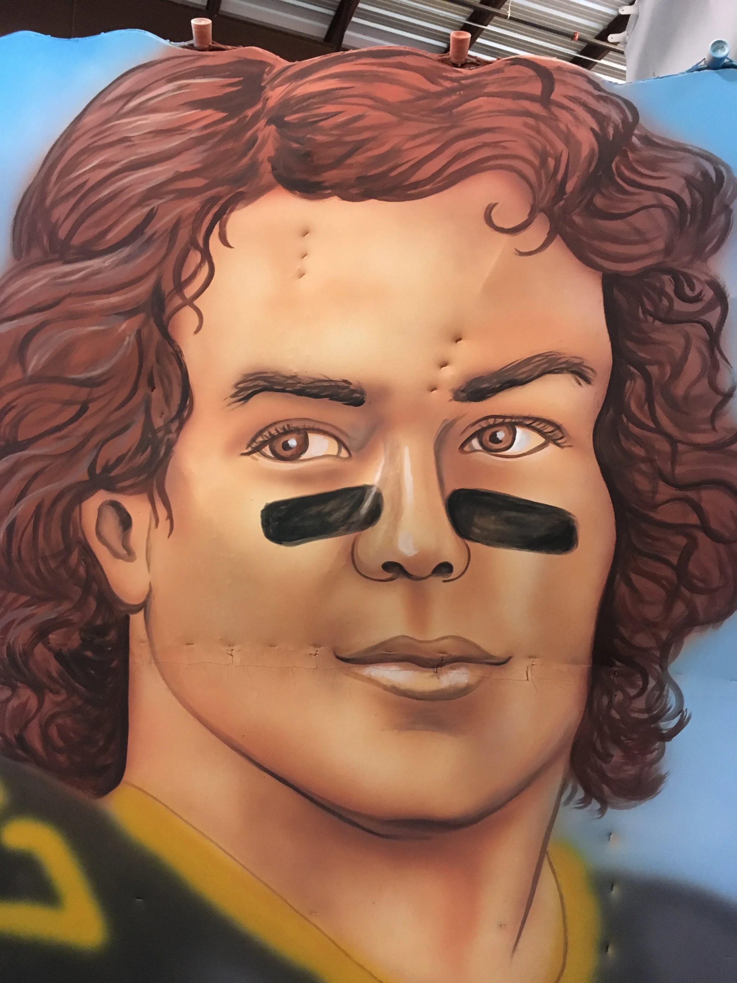Progress Detail of Team Gleason float