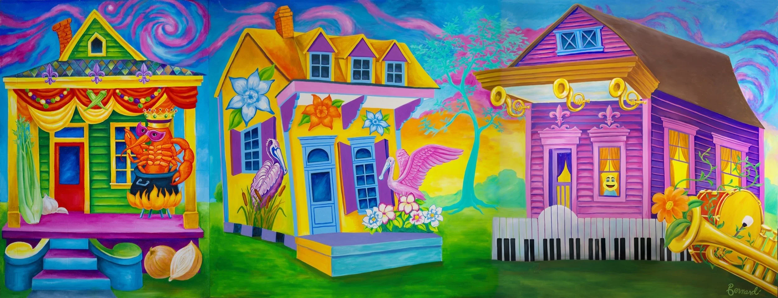 Mural at Benson Tower