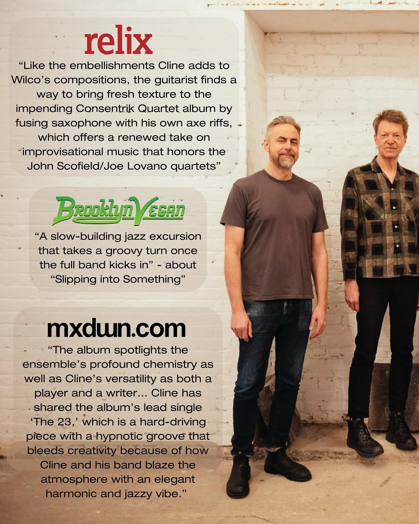 Some recent buzz around Consentrik Quartet&hellip; sincerest thanks to everyone who has tuned in so far! Full record out next Friday 3/14 🙏

#ConsentrikQuartet #NewRelease #NelsCline #OutNextWeek