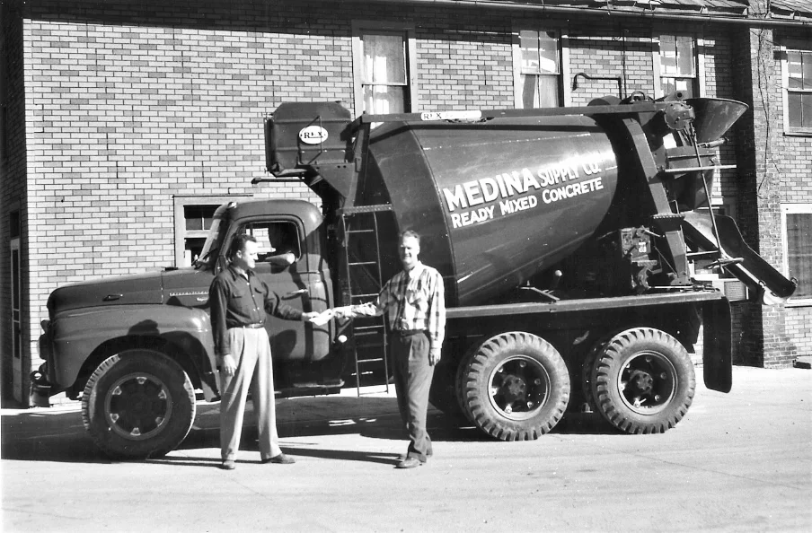 Co-owners Elbridge Moxley, left and John Moxley, right, Medina Supply Company