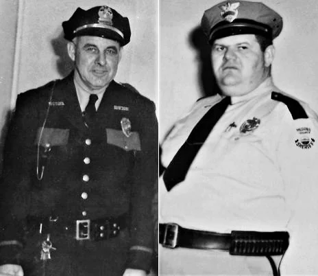 Chief Homer C. Davis Sr. and Sheriff Steve Helli