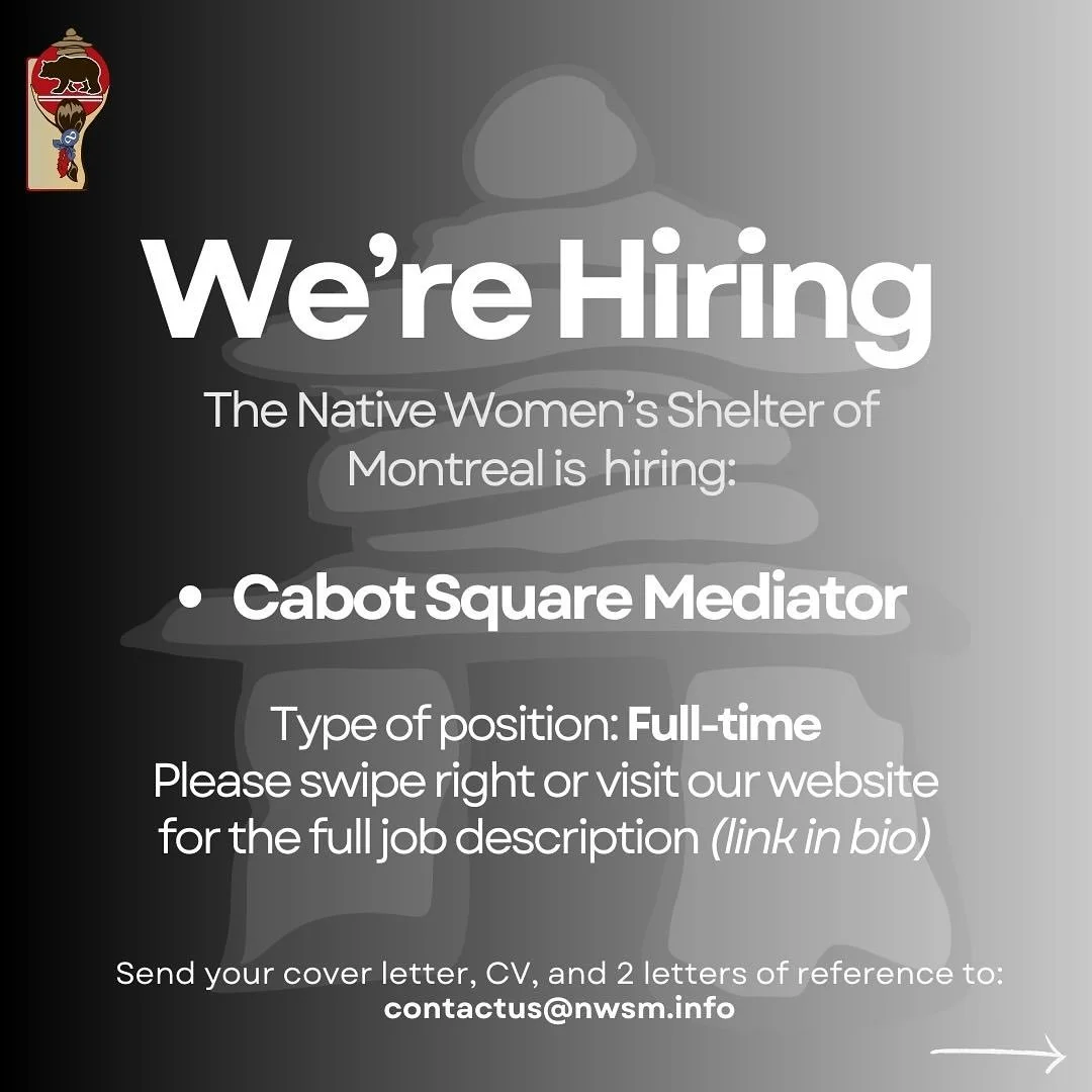 We are #hiring a Cabot Square Mediator! Please share widely ✨ Nous recrutons un m&eacute;diateur pour Cabot Square ! Merci de partager largement cette annonce ✨
