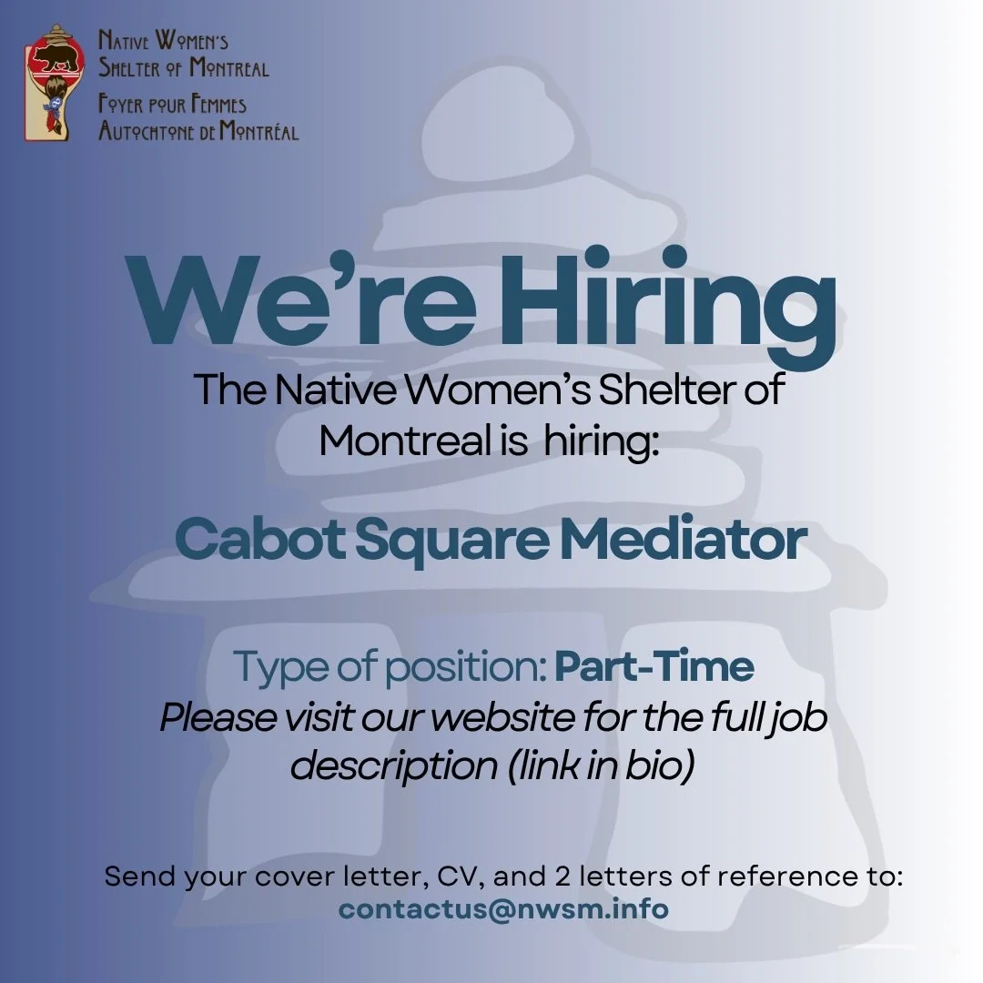 📍We&rsquo;re #hiring a part-time Cabot Square Mediator! Please swipe to read the full job description. To apply, please send your cover letter, CV, and 2 letters of reference to hr@nwsm.info.

📍Nous recherchons un m&eacute;diateur &agrave; temps pa