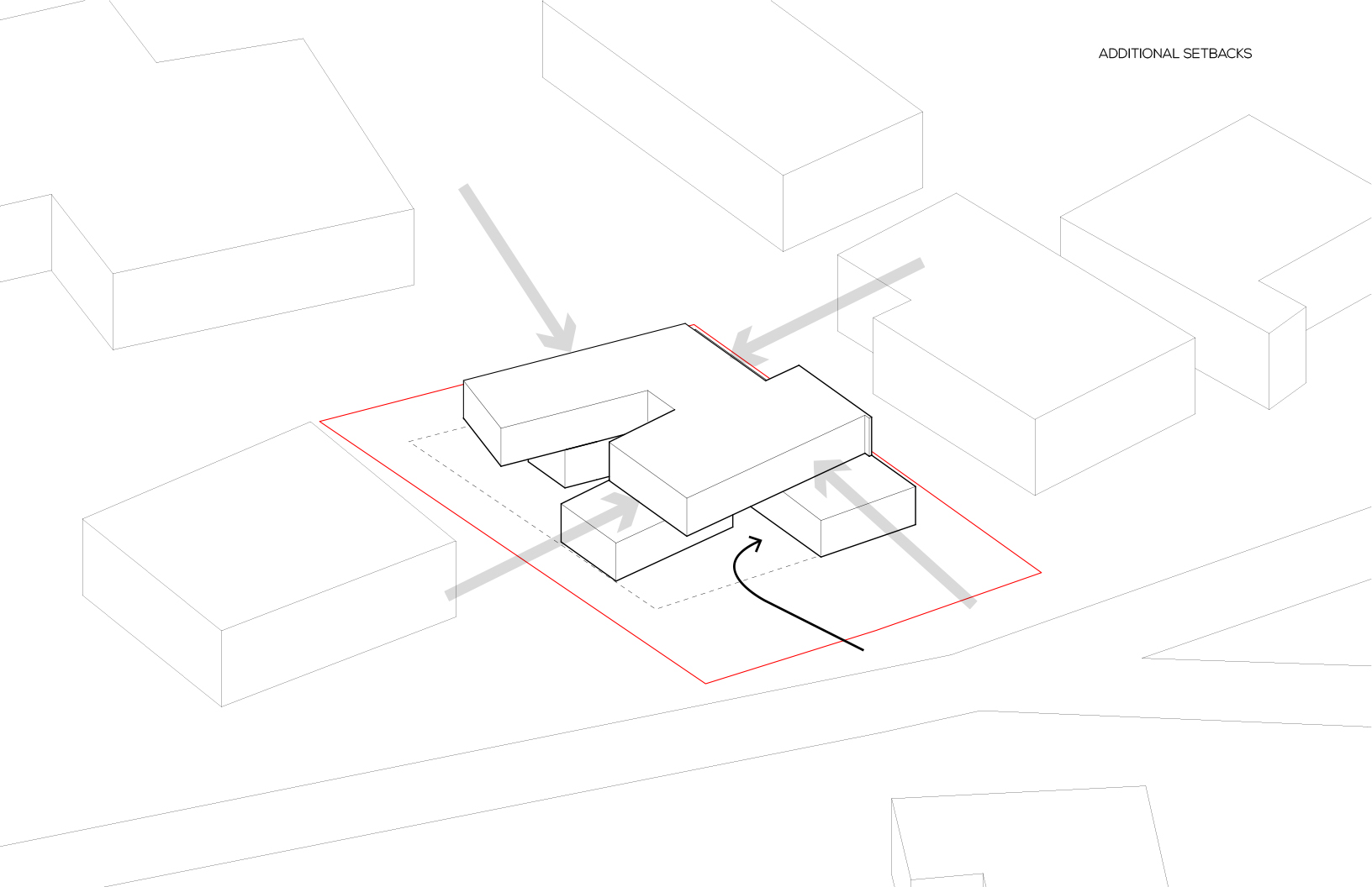Garden House Second Floor Setbacks