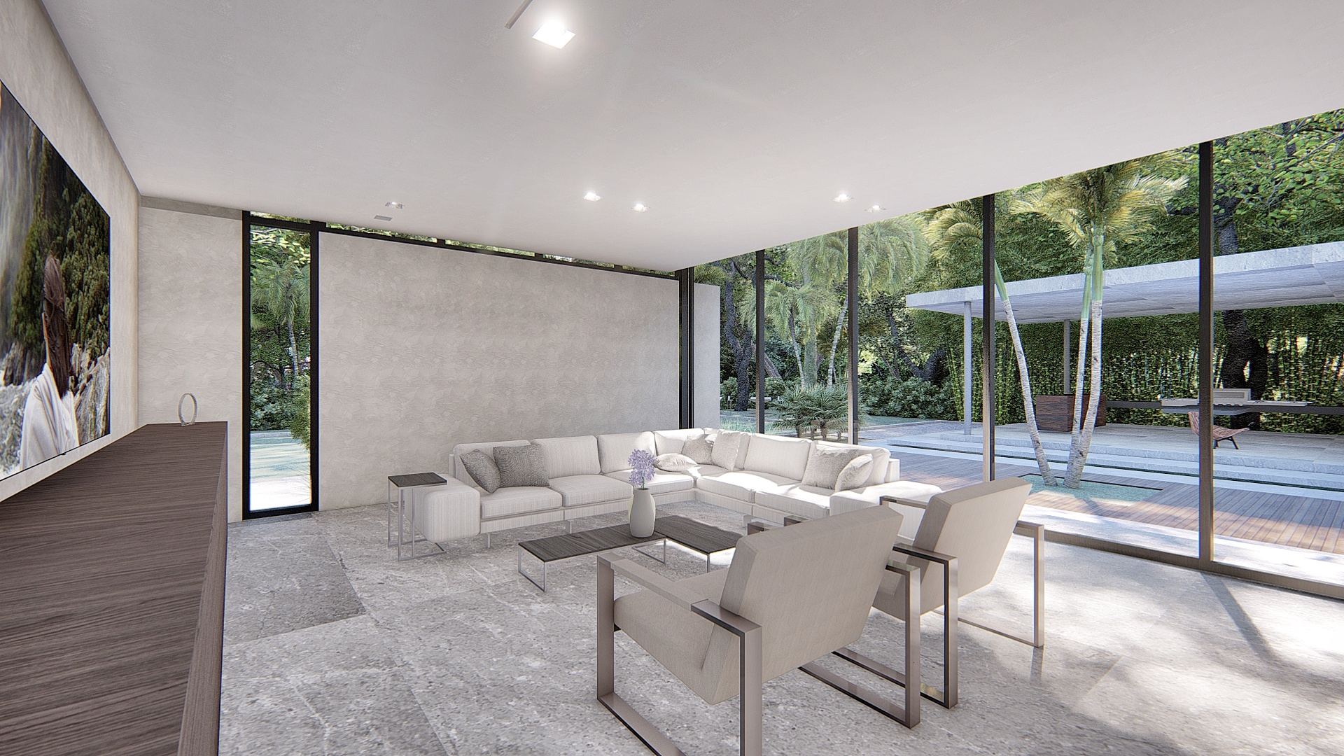 Contemporary Coconut Grove Miami Home by KoDA