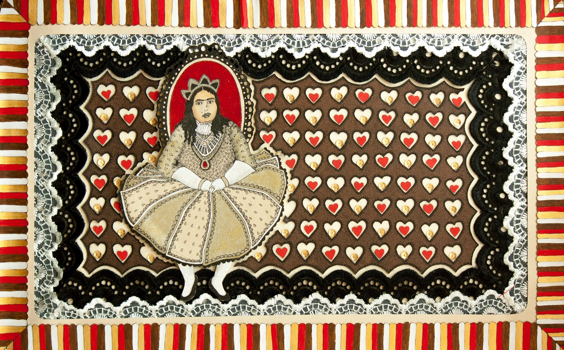 Delbar No.2, Mixed Media, 2014, 26cm x 40cm