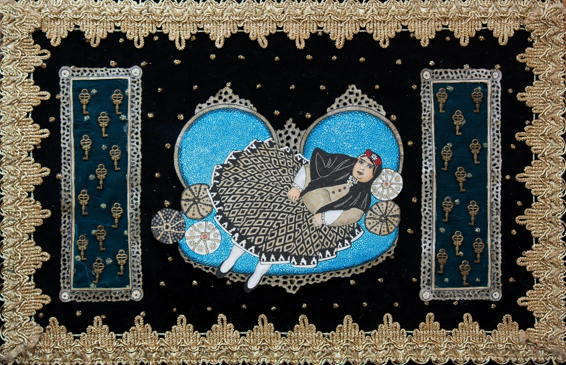 Delbar No.1, Mixed Media, 2014, 26cm x 40cm