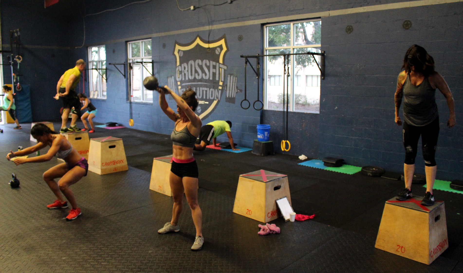 Swings & Box Jumps