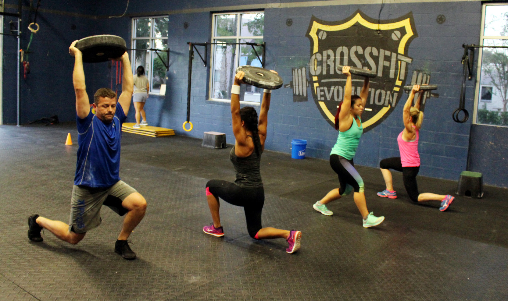 Overhead Lunges