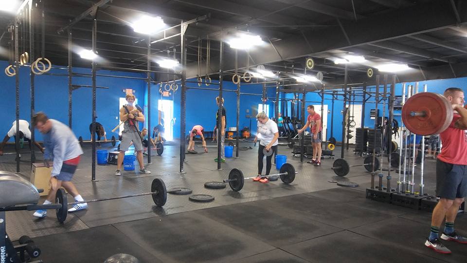 First noon class at the new place getting busy