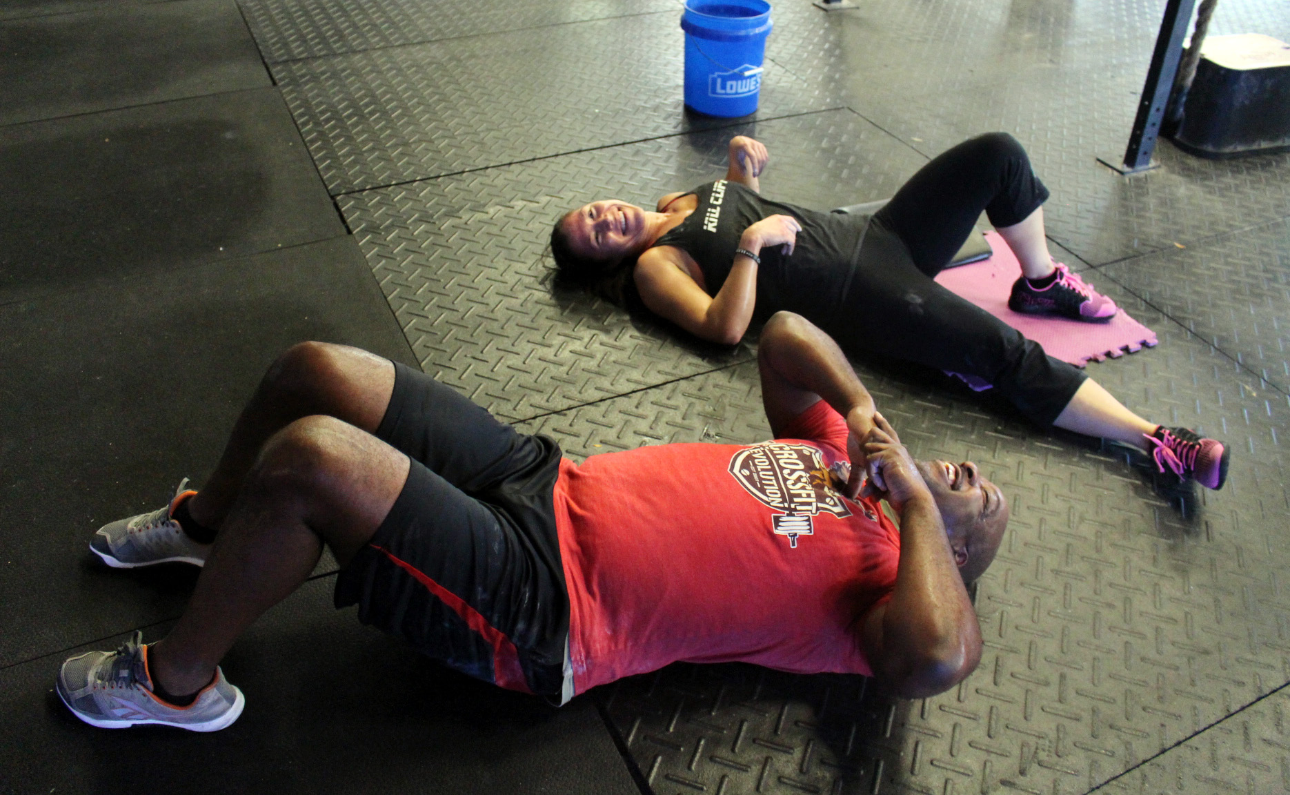 Sean & Monique post workout