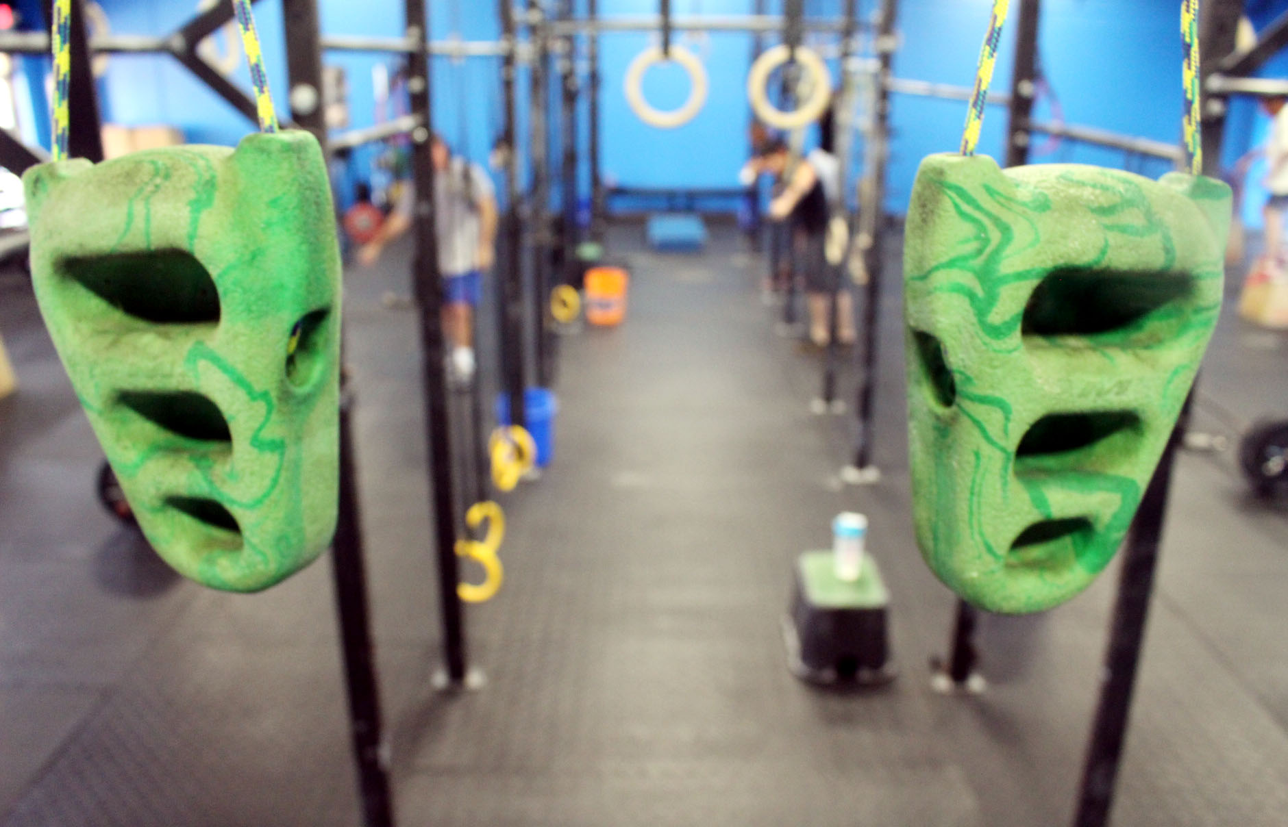 Rock Rings - alternative to climbing board.